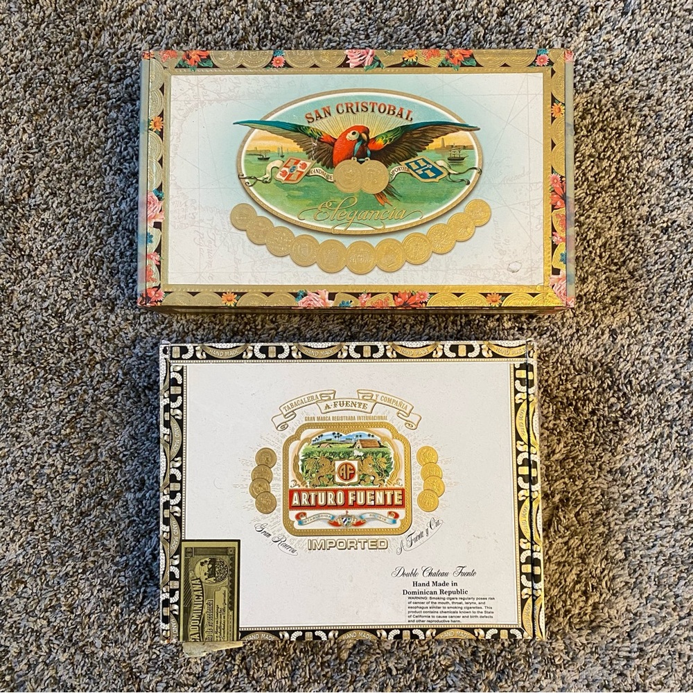 Vintage Wooden Cigar Boxes